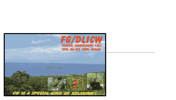FG/DL1CW Arno/Guadeloupe